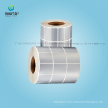 Factory Cheap Price Custom Printing Silver Roll Sticker